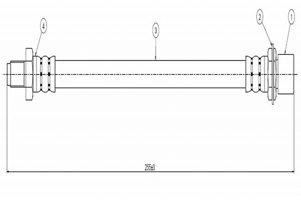 Brake Hose (C800 331A)