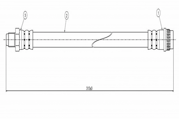 Brake Hose (C800 297A)
