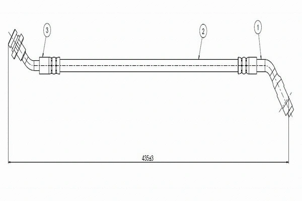Brake Hose (C800 405A)