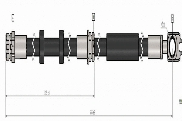 Brake Hose (C900 897A)