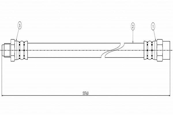 Brake Hose (C900 212A)