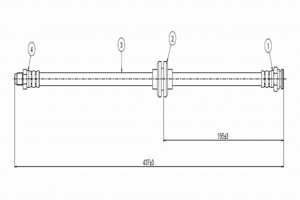 Brake Hose (C800 557A)