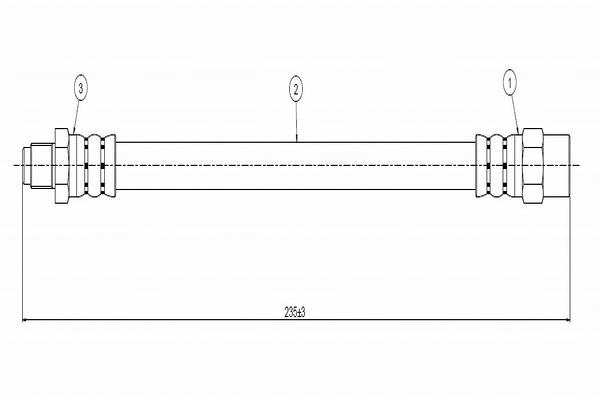 Brake Hose (C800 662A)