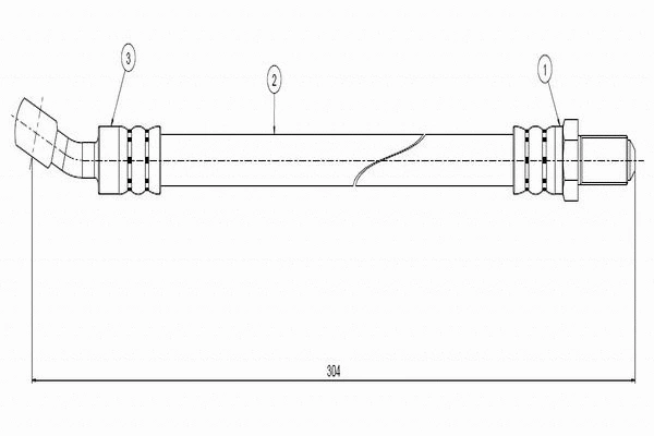 Brake Hose (C800 311A)