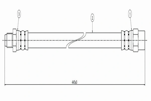 Brake Hose (C800 509A)