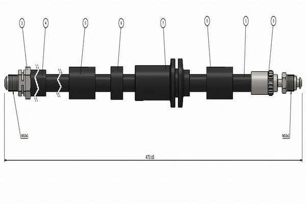 Brake Hose (C900 752A)