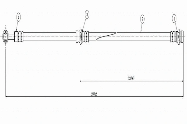 Brake Hose (C800 393A)