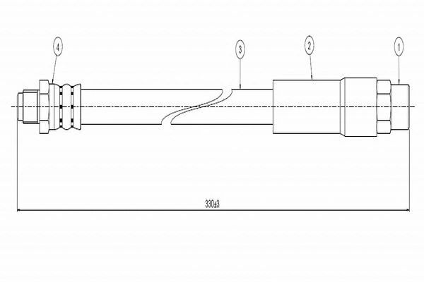 Brake Hose (C800 095B)