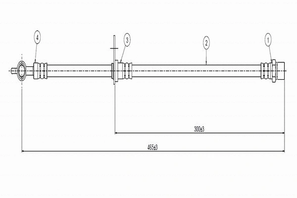 Brake Hose (C800 504A)