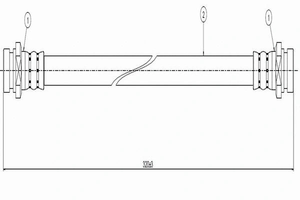 Brake Hose (C800 056A)