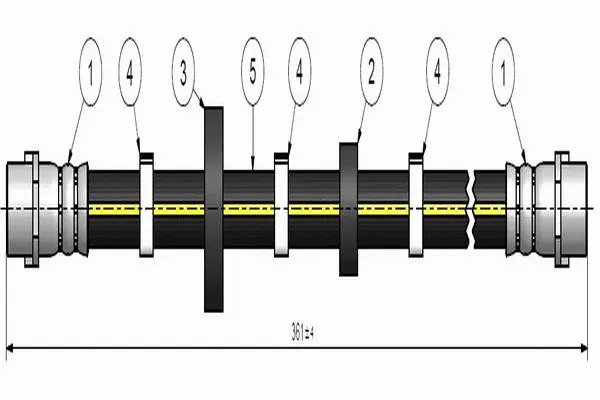 Brake Hose (C900 645A)