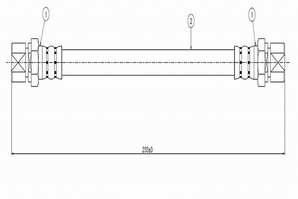 Brake Hose (C800 066A)