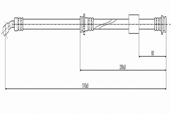 Brake Hose (C800 458A)