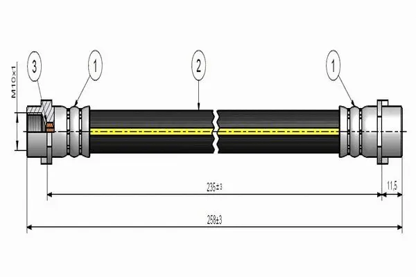 Brake Hose (C800 064B)