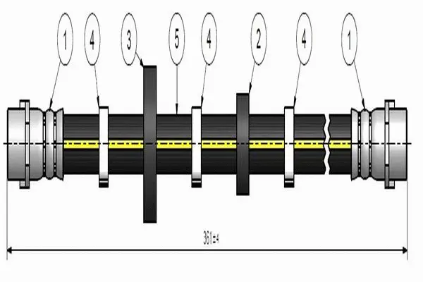 Brake Hose (C900 645B)