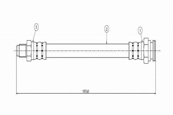 Brake Hose (C800 570A)
