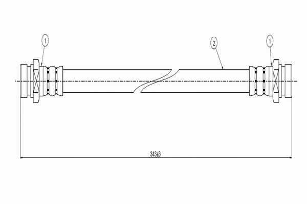 Brake Hose (C800 107A)