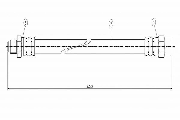 Brake Hose (C800 098A)