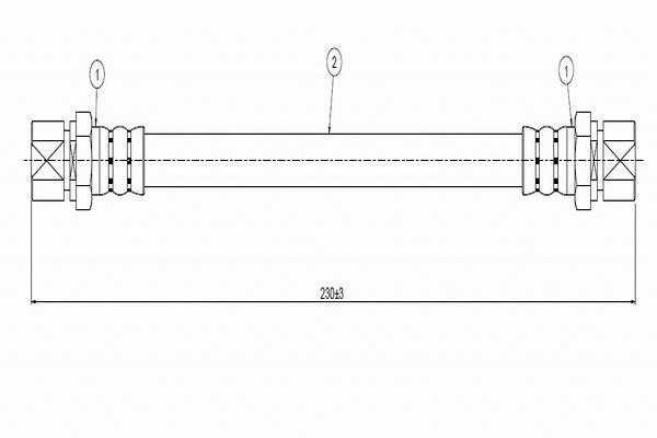 Brake Hose (C800 257A)