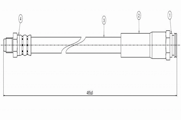 Brake Hose (C800 476A)