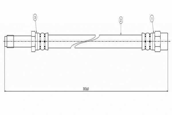 Brake Hose (C800 100A)