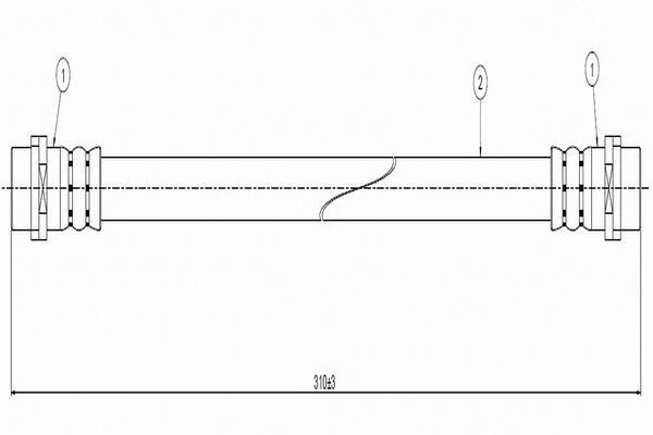 Brake Hose (C900 096A)