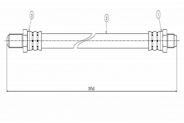Brake Hose (C800 312A)