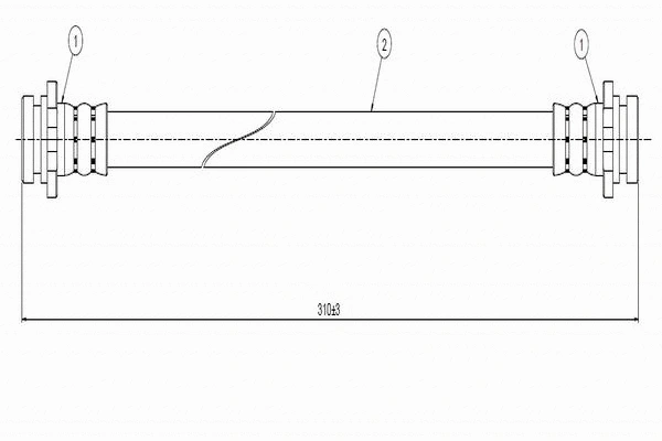 Brake Hose (C800 457A)