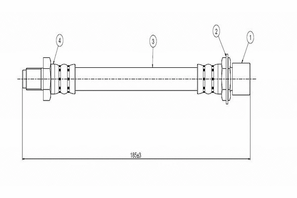 Brake Hose (C800 160A)