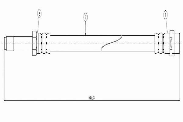 Brake Hose (C800 185B)