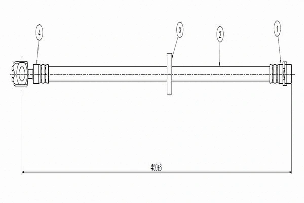 Brake Hose (C800 543B)