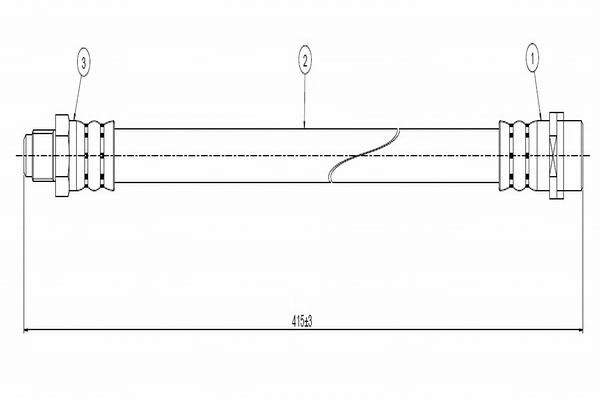 Brake Hose (C800 654A)