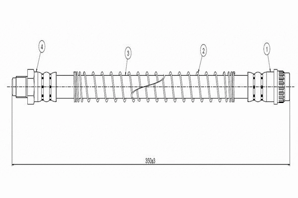 Brake Hose (C800 929A)