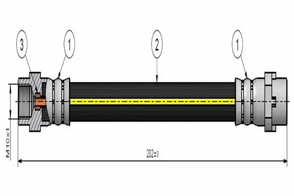 Brake Hose (C900 330A)