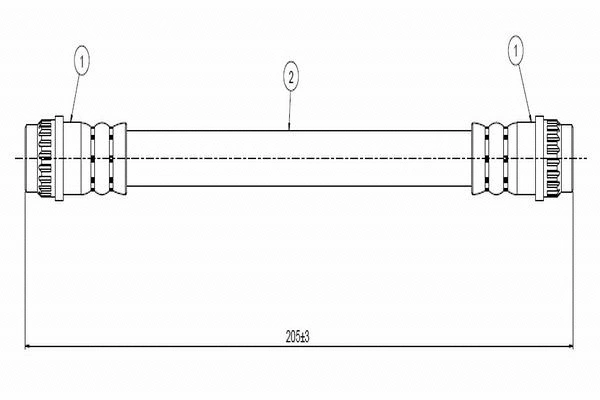 Brake Hose (C800 317B)