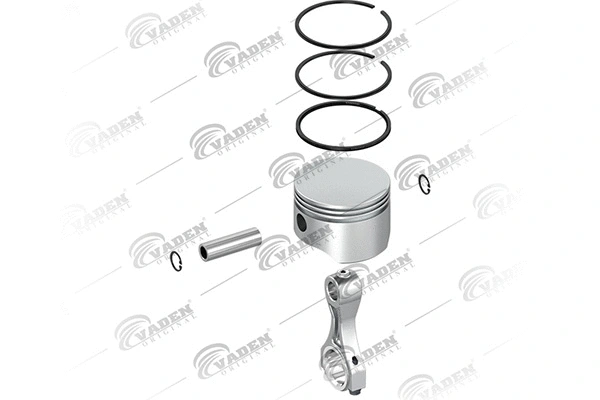 Piston + Connecting Rod, air compressor (8000 920 001)