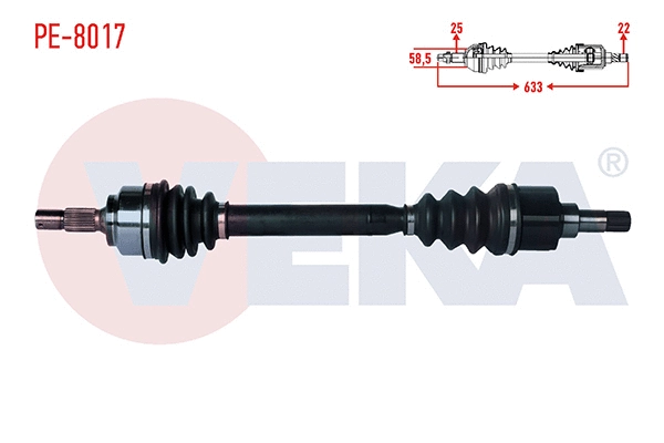 Drive Shaft (PE-8017)