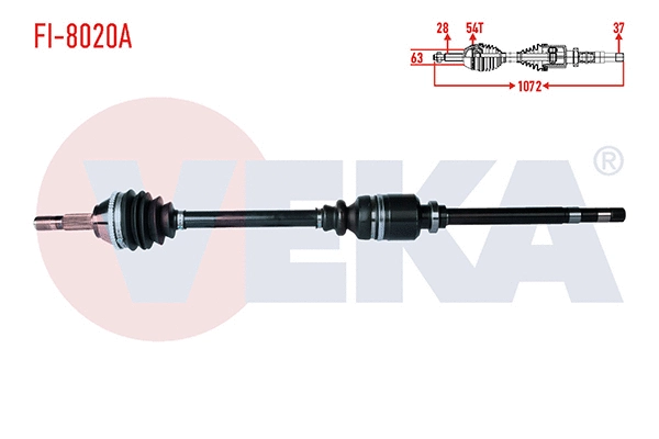 Drive Shaft (FI-8020A)