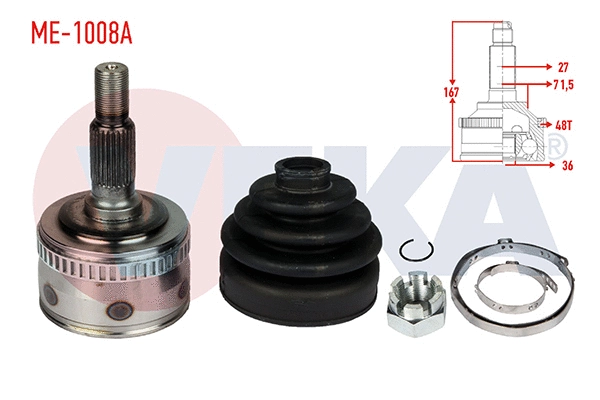 Joint Kit, drive shaft (ME-1008A)