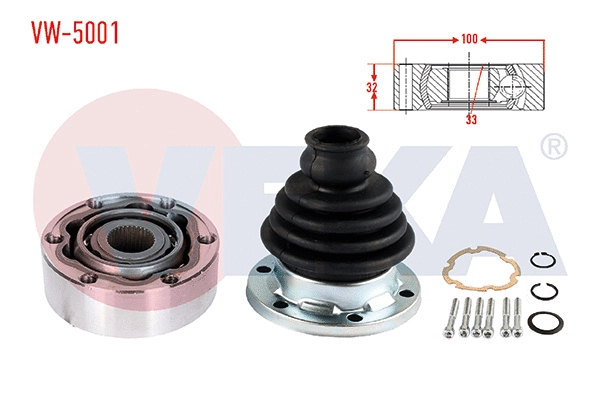 Joint Kit, drive shaft (VW-5001)
