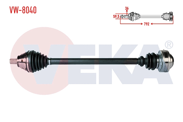 Drive Shaft (VW-8040)