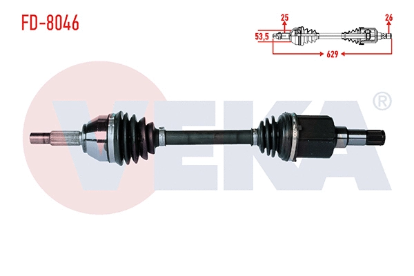 Drive Shaft (FD-8046)