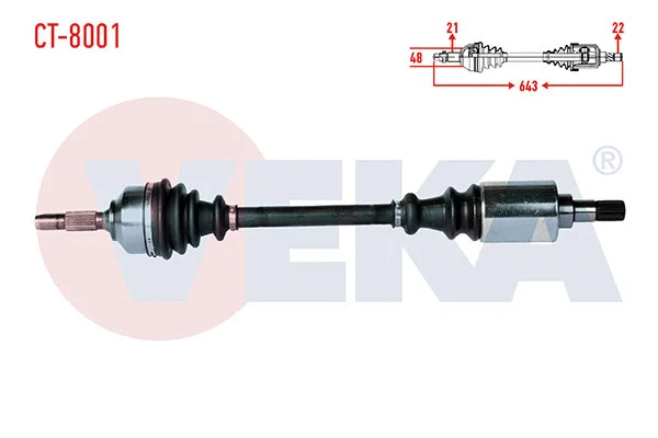 Drive Shaft (CT-8001)