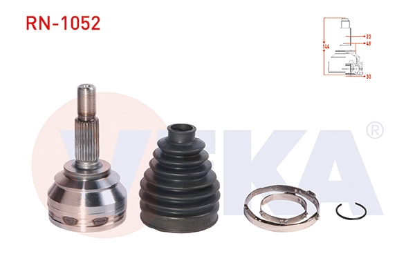 Joint Kit, drive shaft (RN-1052)