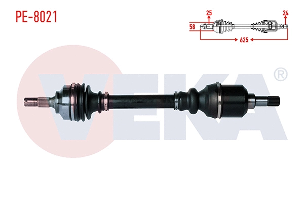 Drive Shaft (PE-8021)