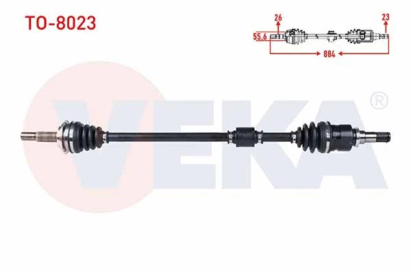 Drive Shaft (TO-8023)