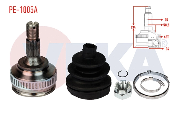 Joint Kit, drive shaft (PE-1005A)