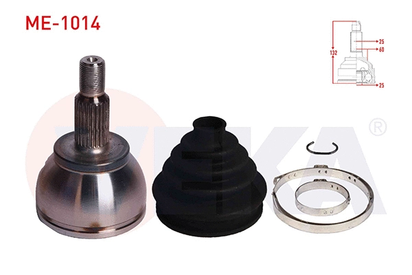 Joint Kit, drive shaft (ME-1014)