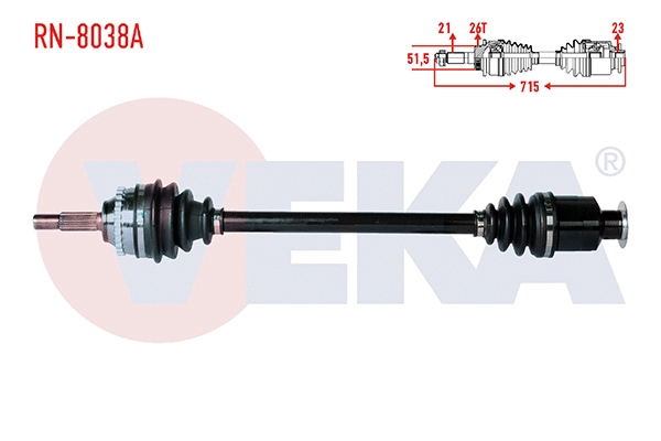 Drive Shaft (RN-8038A)