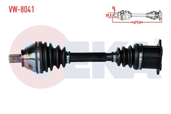 Drive Shaft (VW-8041)